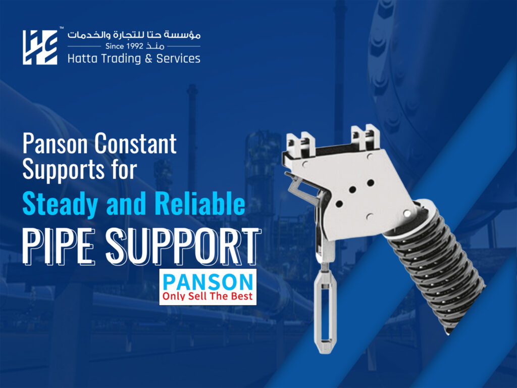 Panson Constant Supports for Steady and Reliable Pipe Support