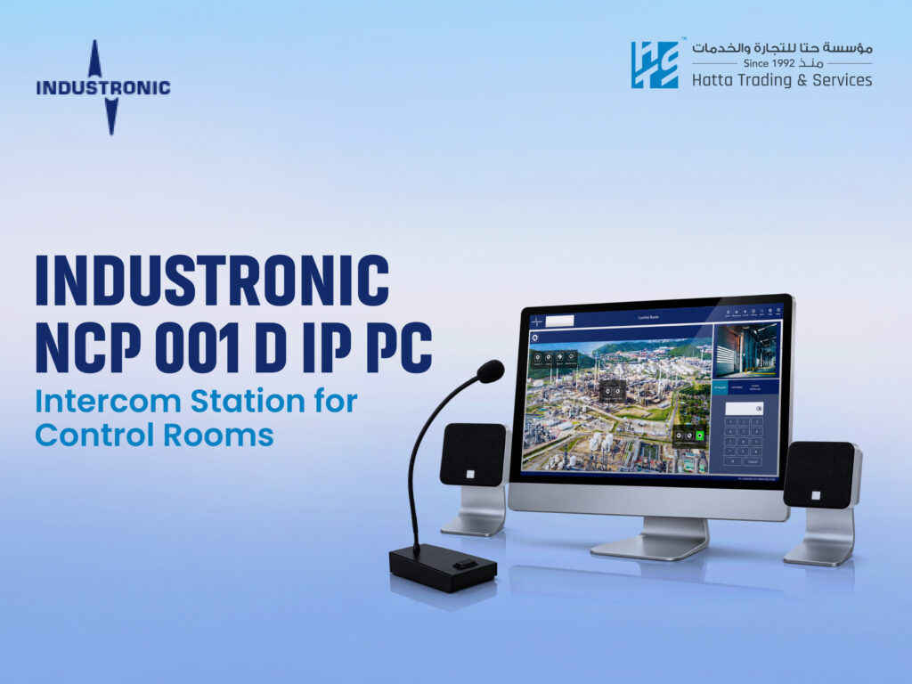 INDUSTRONIC NCP 001 D IP PC Intercom Station: Advanced Communication Solution for Modern Control Rooms