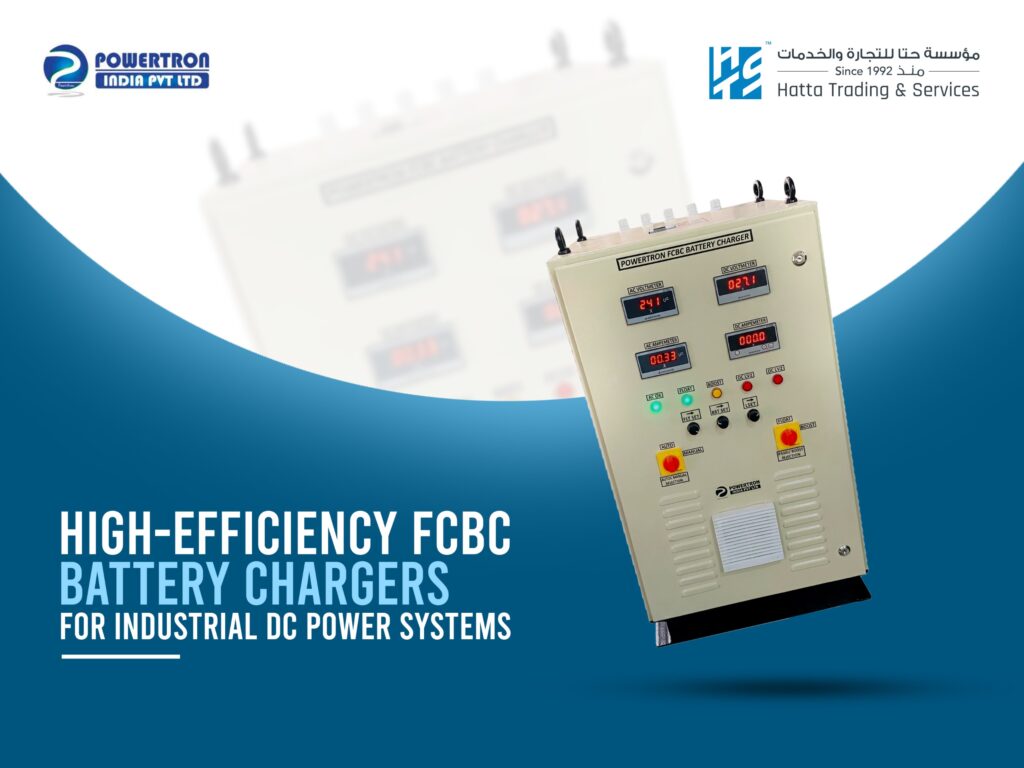 Powertron India FCBC Industrial Battery Chargers: Reliable DC Power for Mission-Critical Operations