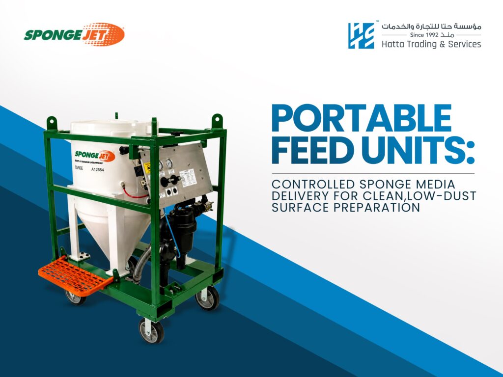 Portable Feed Units for Controlled, Low-Dust Surface Preparation