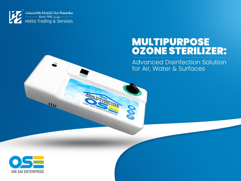 Multipurpose Ozone Sterilizer: An Advanced Solution for Air, Water and Surface Disinfection